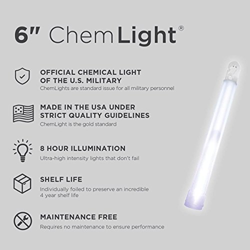 Lot of 8 White 8HR Cyalume TACTICAL Lightsticks EX 2024 Prepper Survival Bug Out