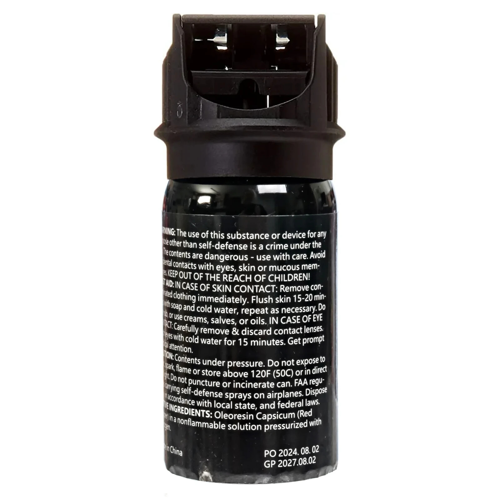 2 Pack Burn Pepper Spray 1.35oz Self Defense & Personal Safety – Police Grade