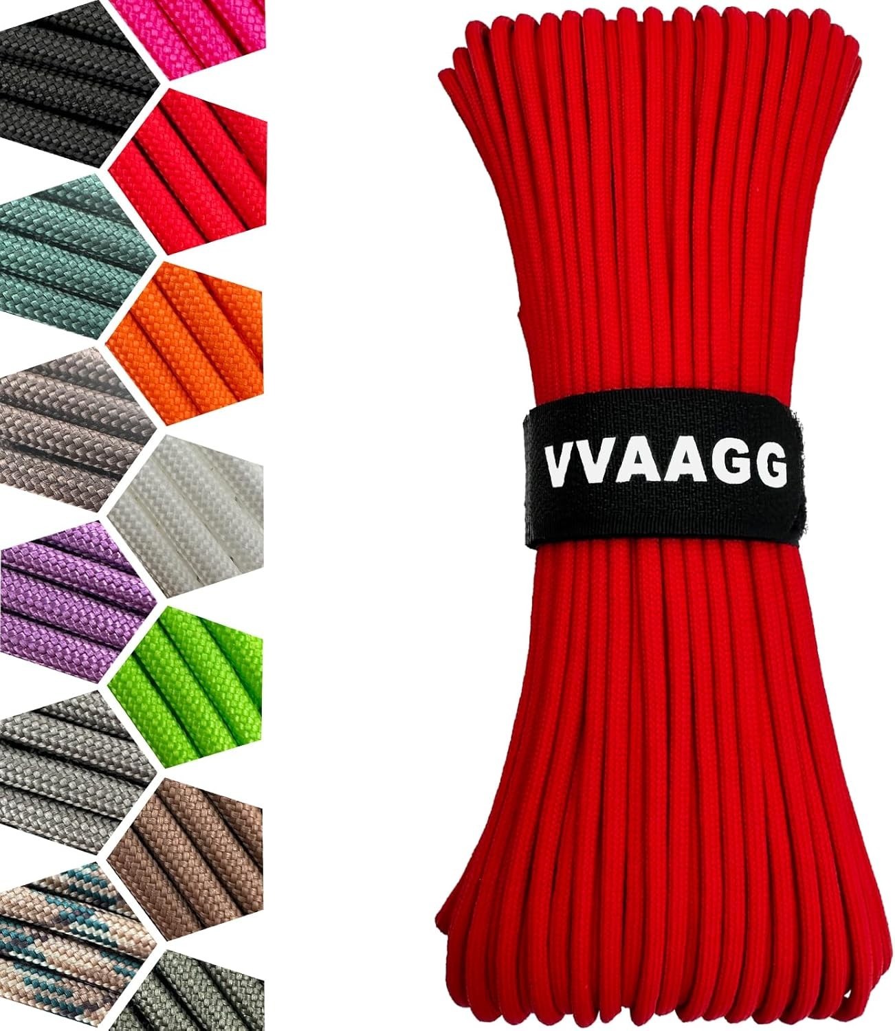 1000 Paracord Rope, 50ft 12 Strand Parachute Cord for Crafting, DIY Projects,…