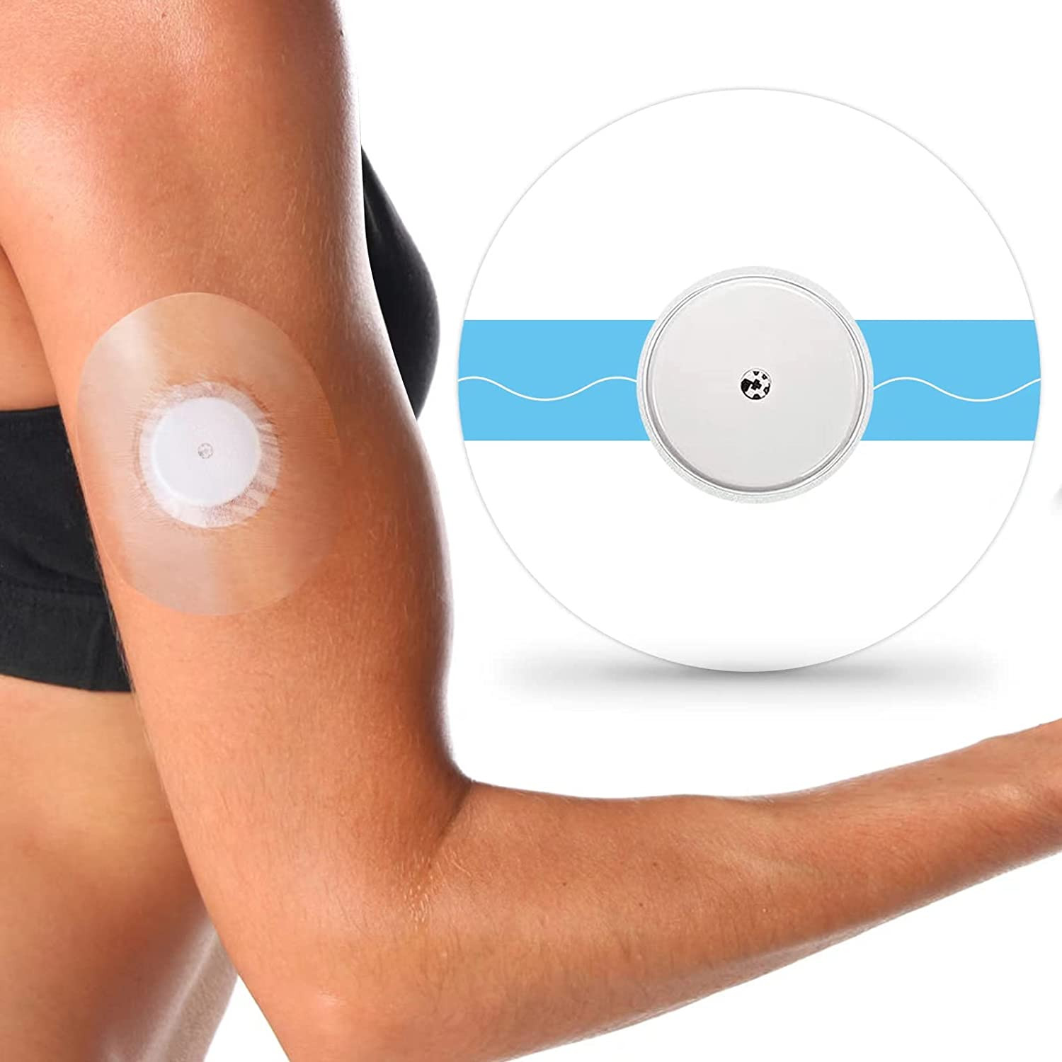Freestyle Sensor Adhesive Bandage Patches for Libre 2 Cover Waterproof Clear …