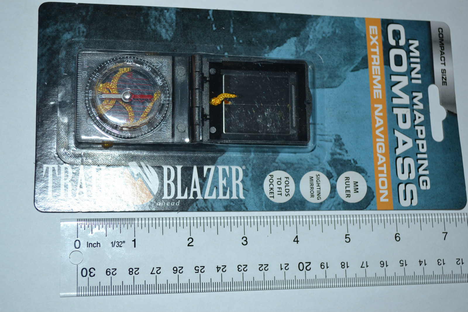 TRAILBLAZER MINI MAPPING COMPASS NEW
