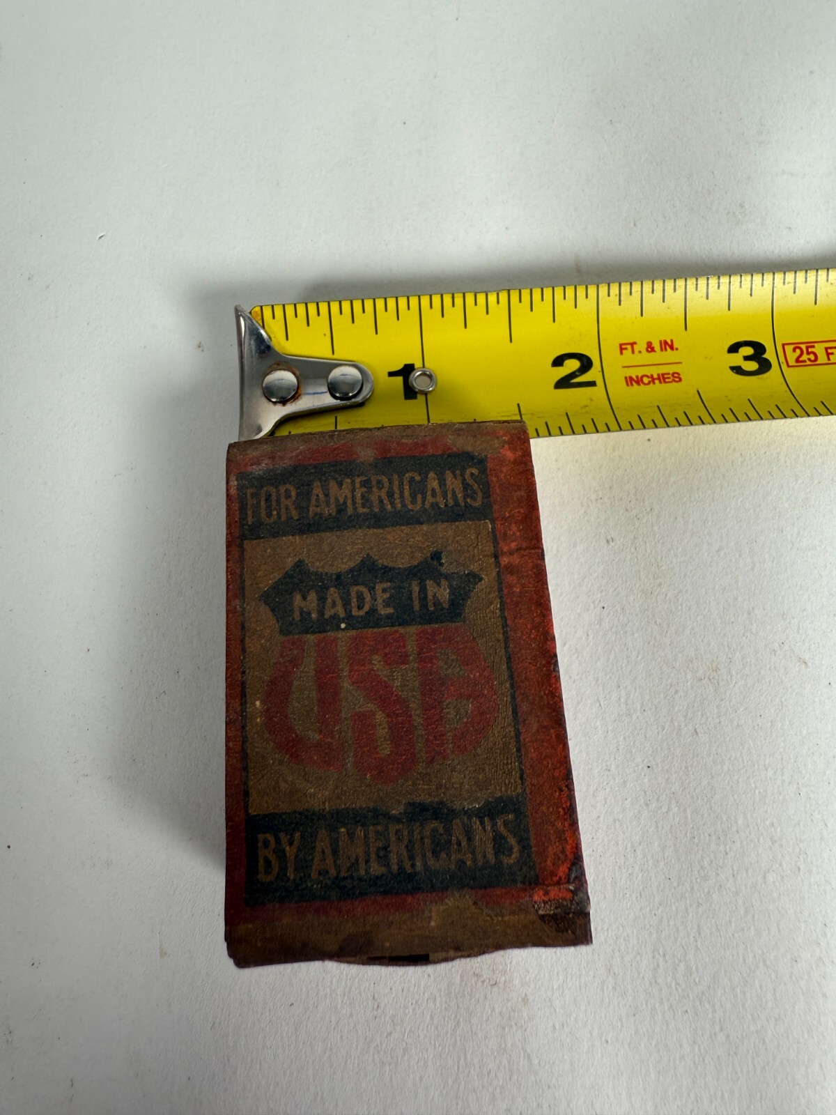 America’s Own Empty Match Box Diamond Match CO 2.5 inches Long & 1.5 inches Wide