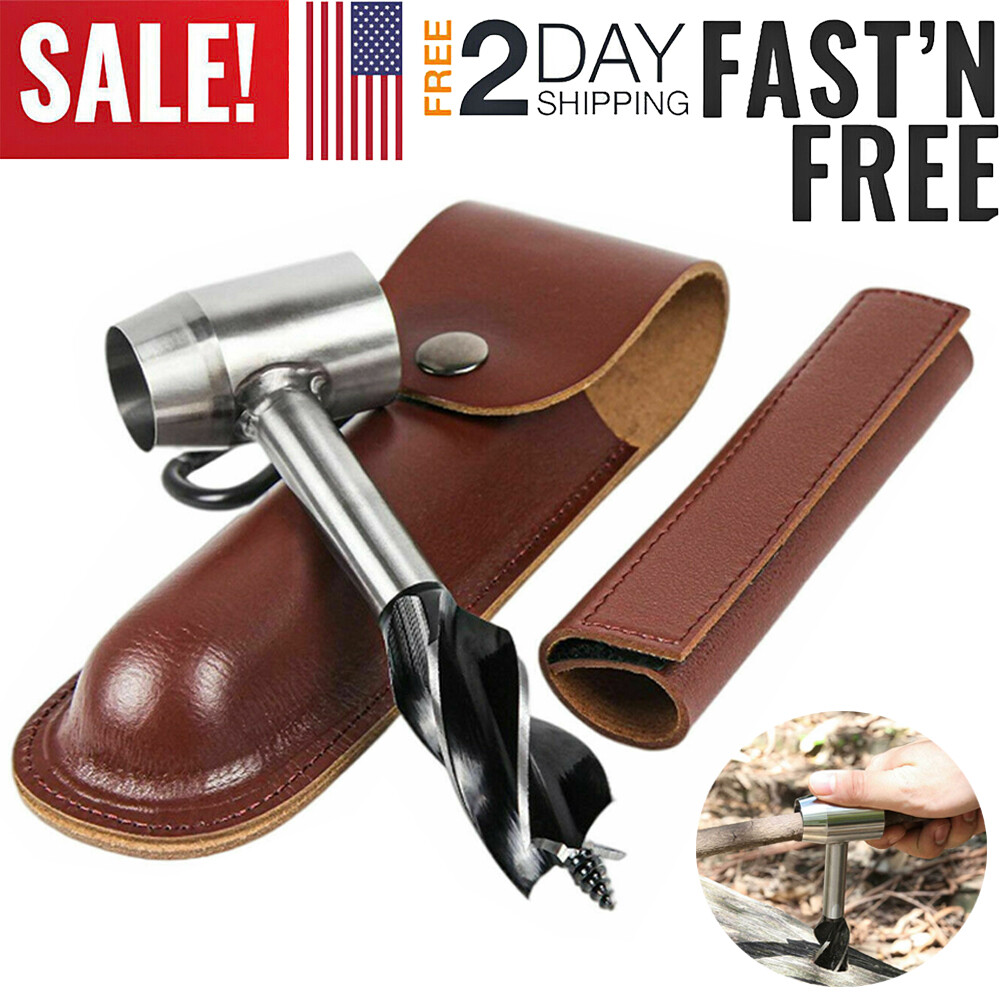 Auger Wrench Outdoor Survival Hand Drill Survival Gear Tool Bushcraft Accessorie