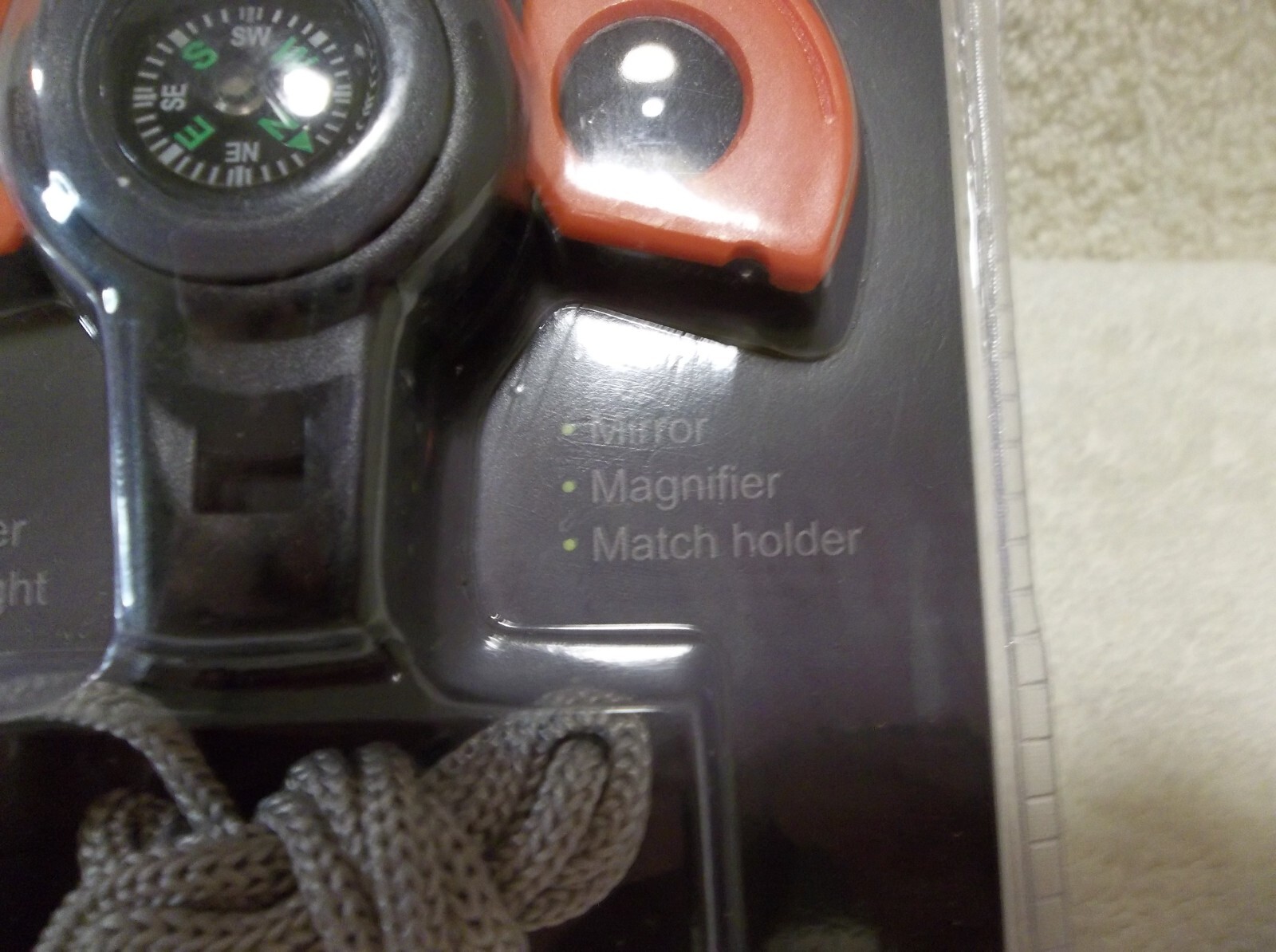 BERKSHIRE 7 in 1 Outdoor Emergency Survival Tool for Wilderness NEW