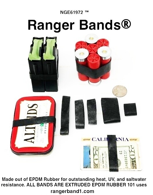 Ranger Bands® 27 Mix Heavy Duty EPDM Rubber Tactical Bands Survival Gear USA