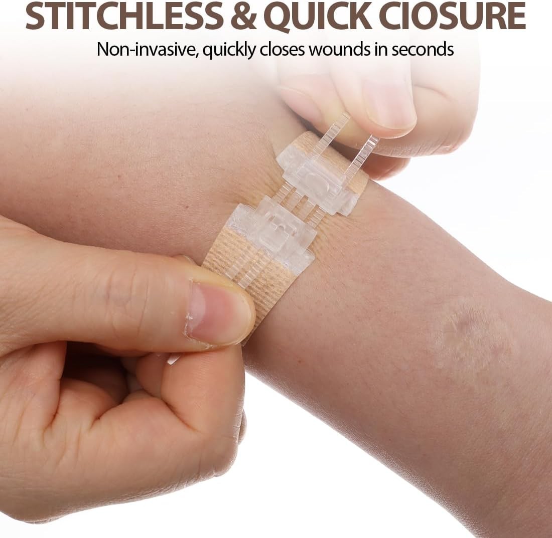 Wound Closure Strips 5Pcs Emergency Laceration Closures Butterfly Stitches