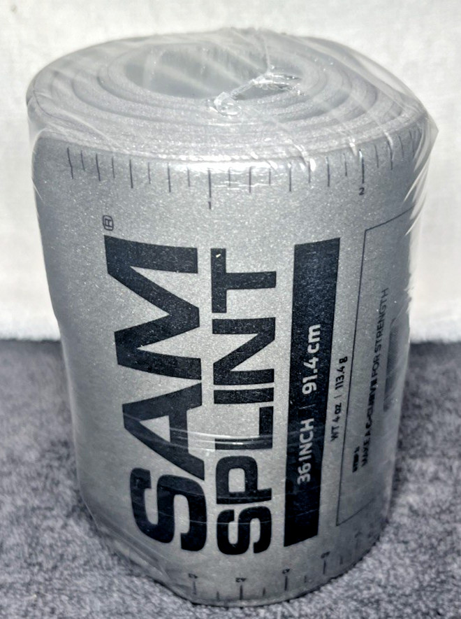 Sam Splint 36 Inch – Reusable Lightweight Waterproof Compact Versatile Med Kit