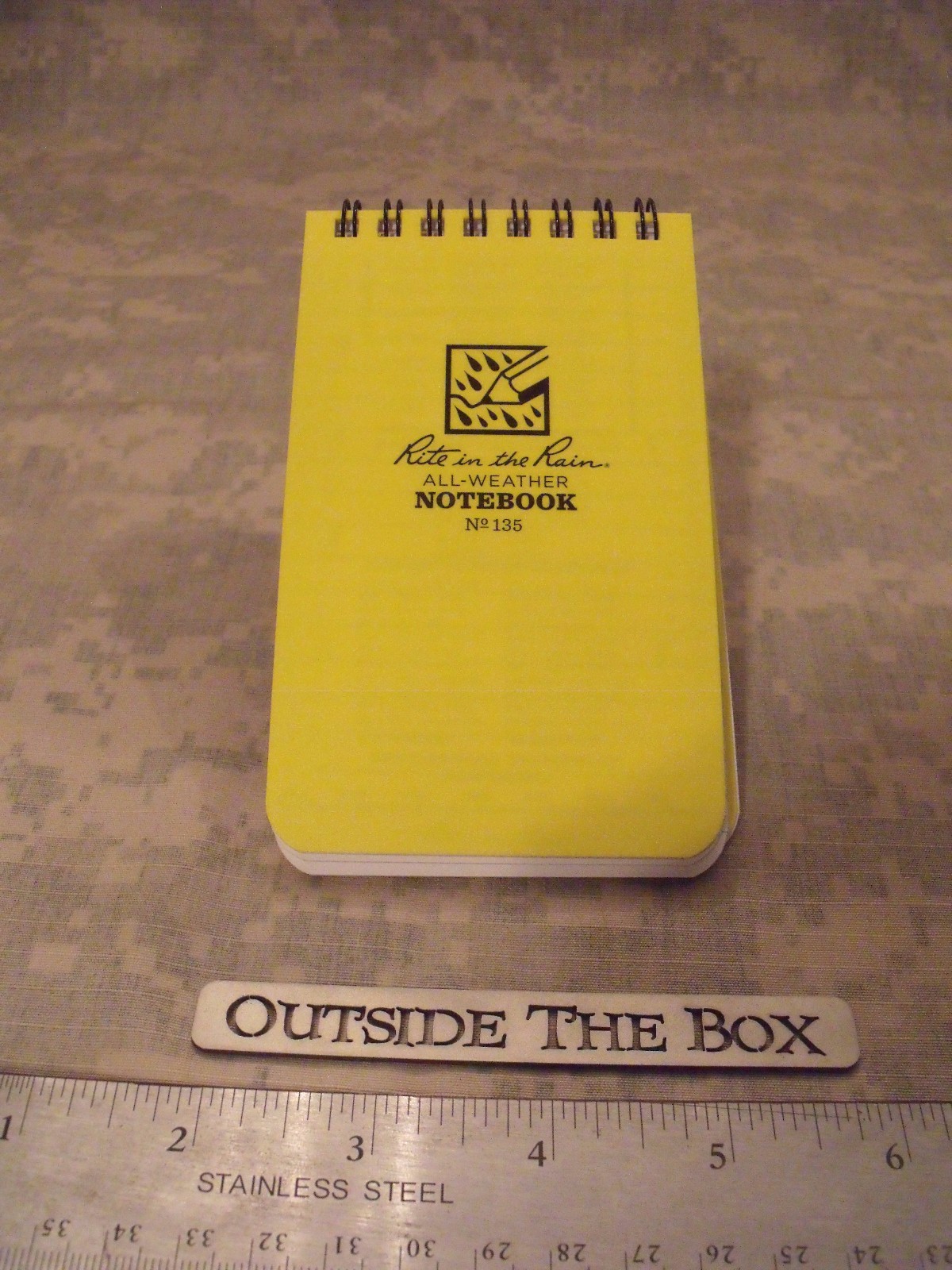 “Rite in the Rain” All-Weather Universal Notebook, Yellow, 3″ x 5″ #135