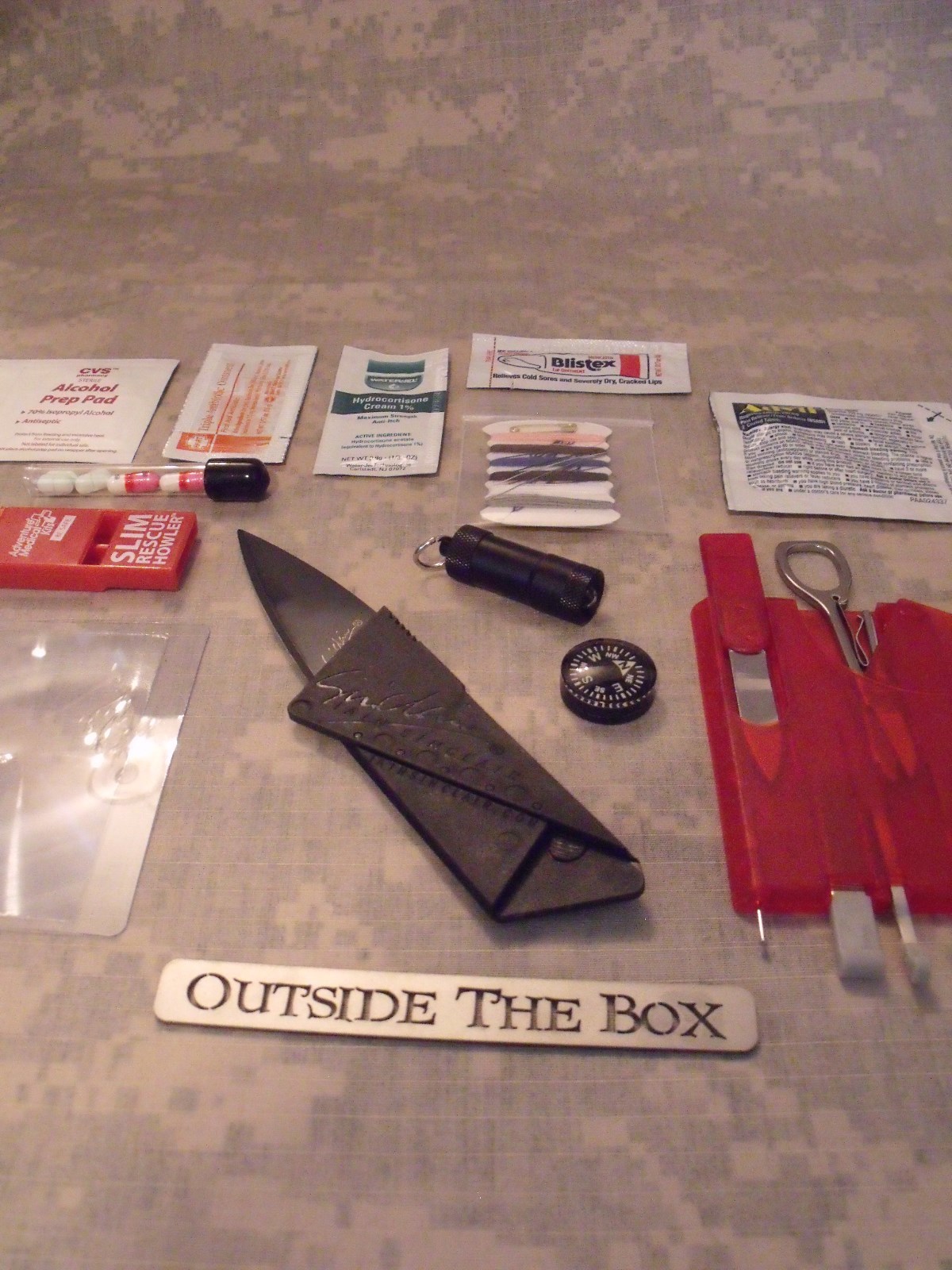 NEW! “Pocket Urban Survival Kit” Manhattan Map, Knife, Whistle, Compass & MORE