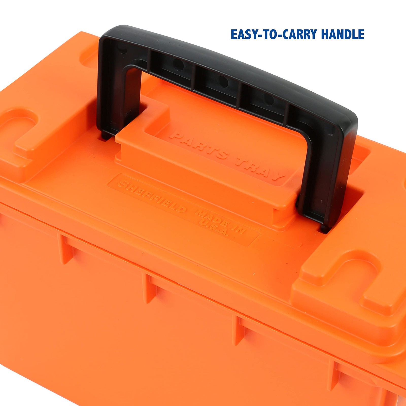Sheffield 12680 Marine Storage Box, Dry Box 11.25″ L x 5″ W x 7.25″ H, Orange