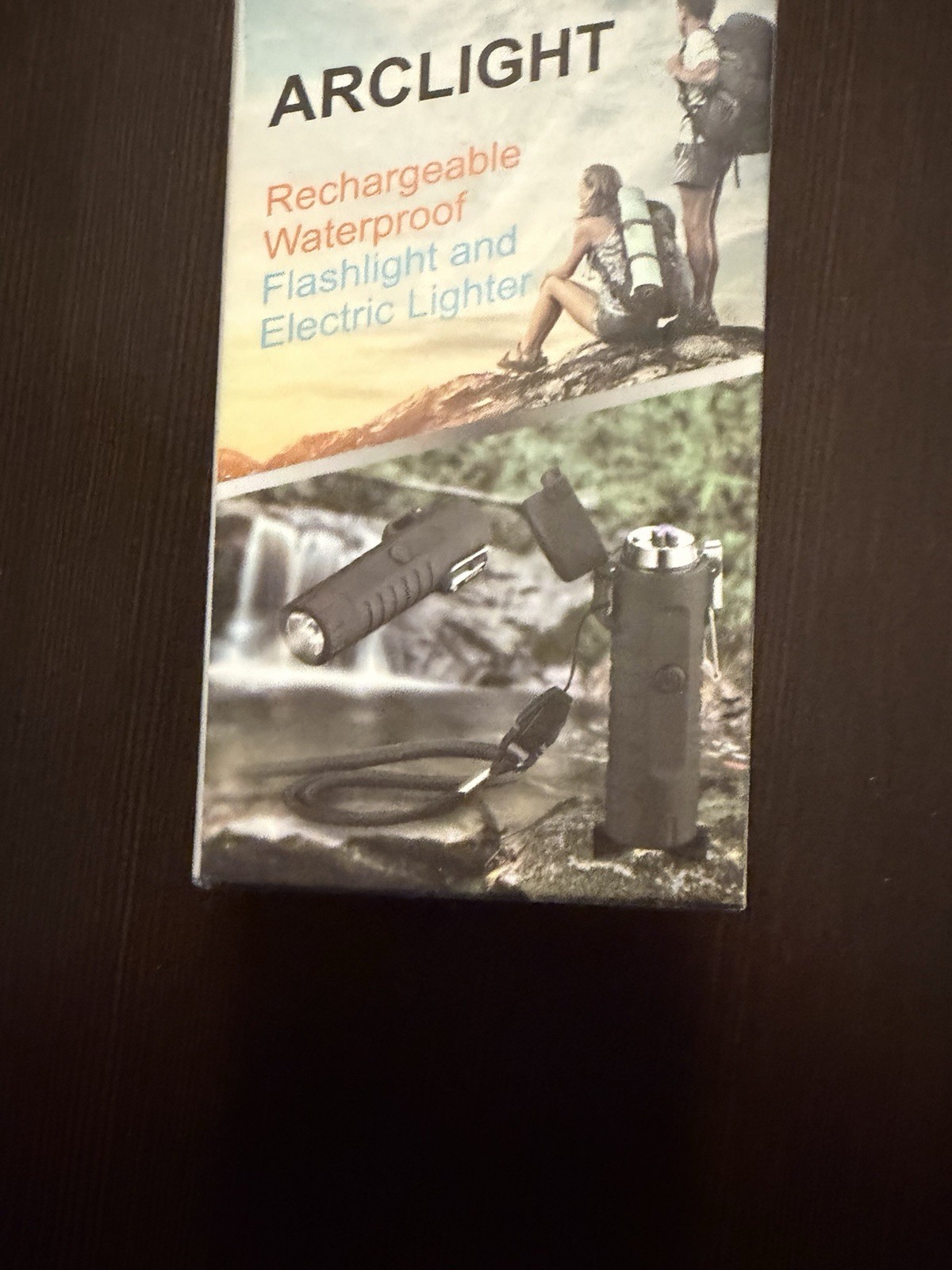 Arclight Rechargeable Flashlight Electric Lighter Hiking Camping Survival-New