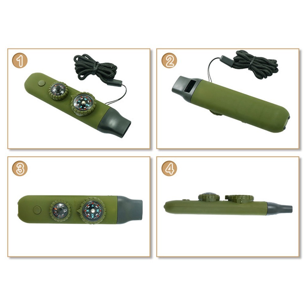 Camping Navigation Tool Built-in Whistle LED Navigation Light Neck Lanyard