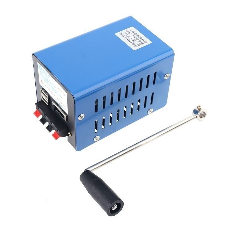 Hand Crank USB Generator 20W Emergency Power Supply for Outdoor Use