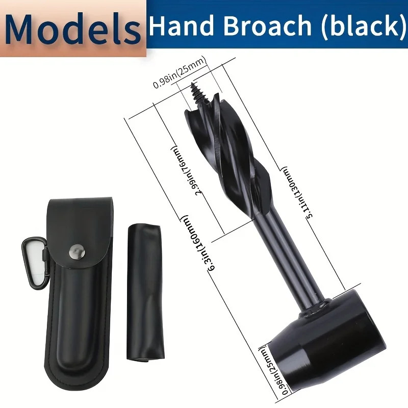 160mm Outdoor Survival Drill Auger Wrench Survival Gear Tool Sports Jungle Craft