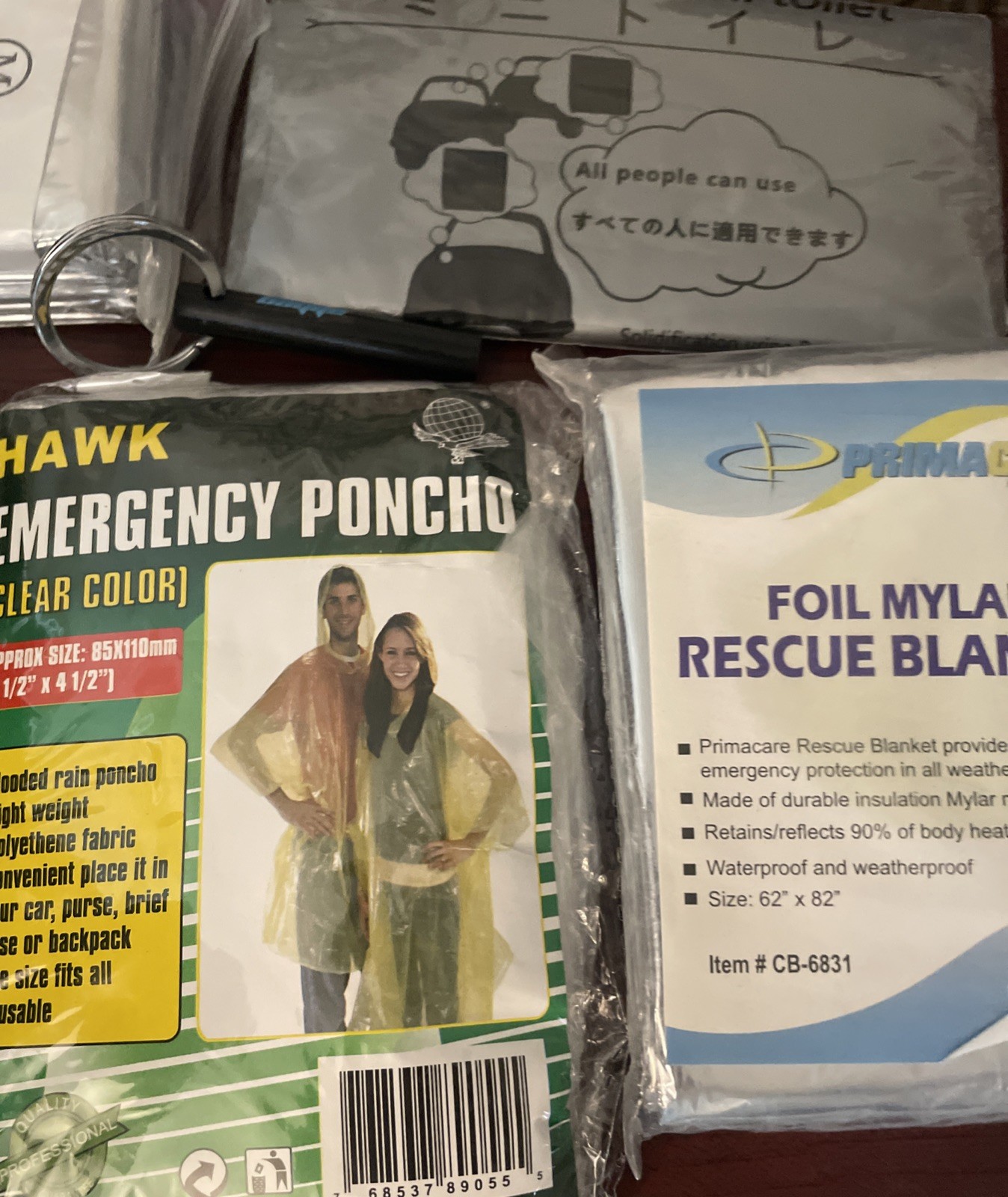 Lot Of 6 Backpacking / Camping Misc. Emergency Items