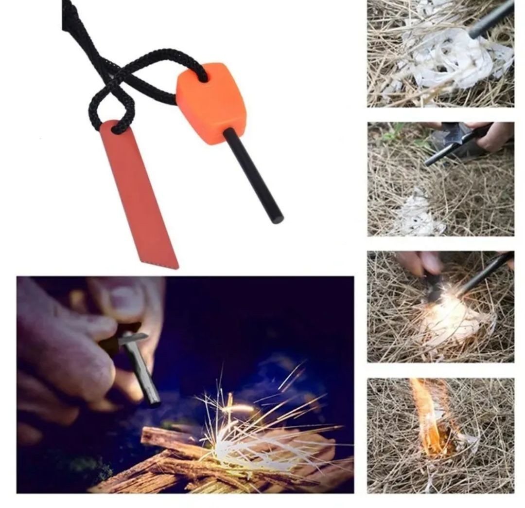 6pcs/ set Outdoor, servival kit, Wilderness Tool Set, Emergency Kit, SOS Box
