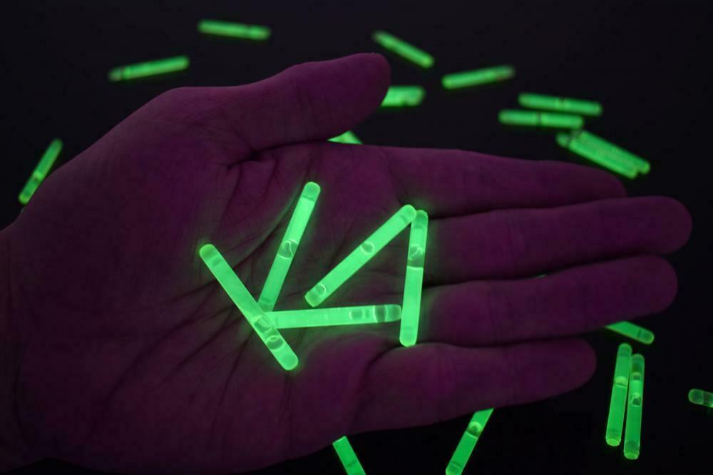 Trailblazer Bug Out Mini Tracking Glowstick 25pk Green. 1.5″ Length. Ships Free.