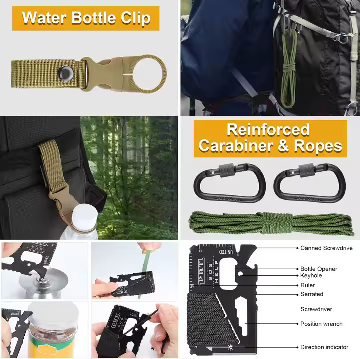 Survival Kit 30-in-1 – Emergency Outdoor Camping & Military Tactical Gear box