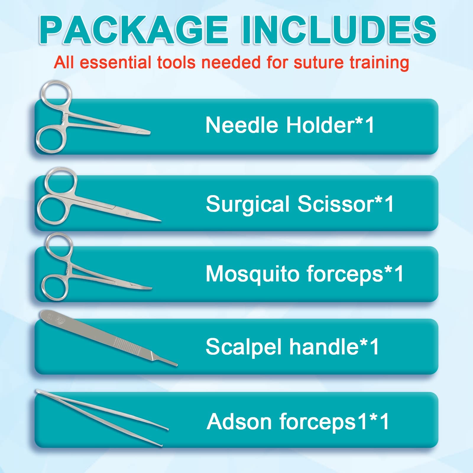Spectabilis Suture Practice Kit for Medical Small, Plus