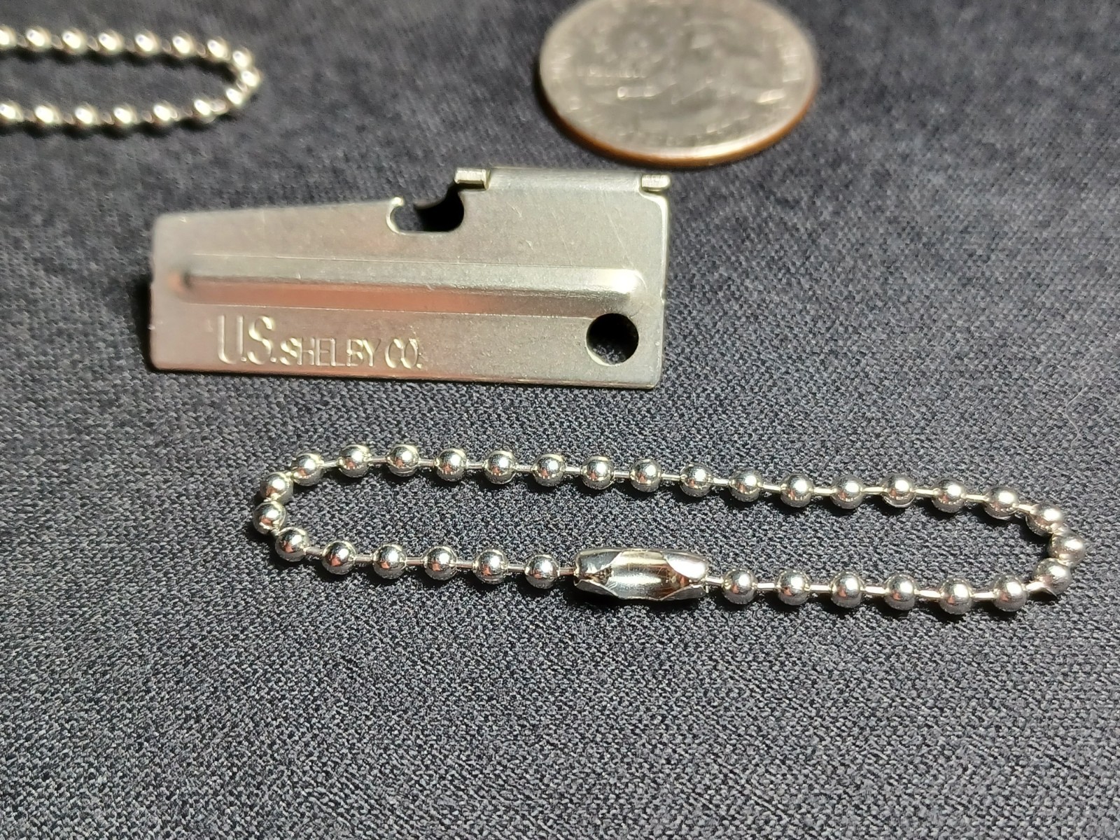 P38 & P51 Original Military Can Opener Emergency Survival Tool with 4.5″ Chains