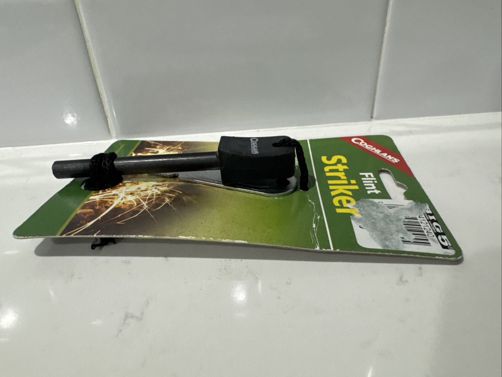 Coghlan’s Flint Striker Ferro Cerrium Fire Starter Rod w/ Steel Camping Survival