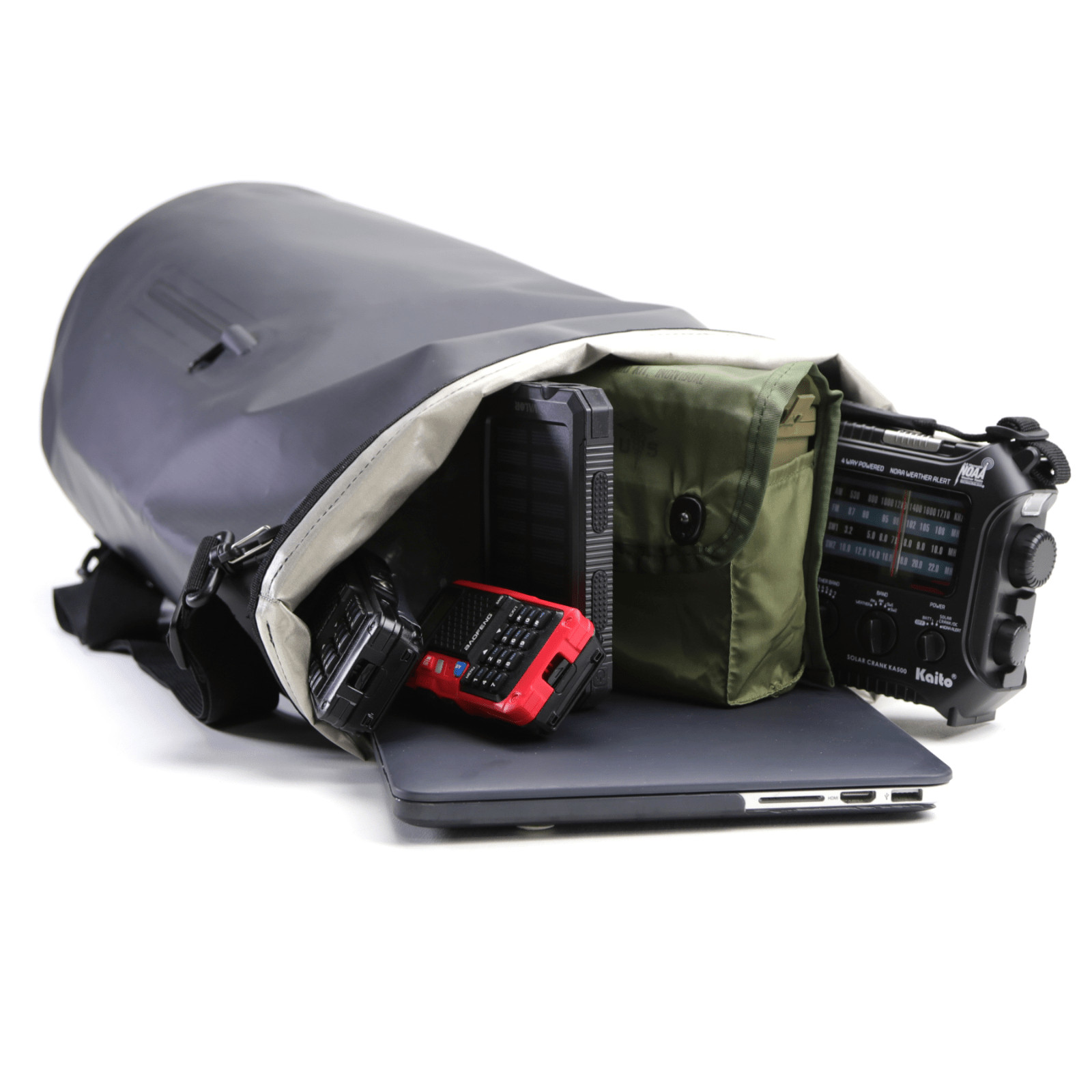 Faraday Dry Bag Sling Pack Stealth Black 10L Waterproof Backpack