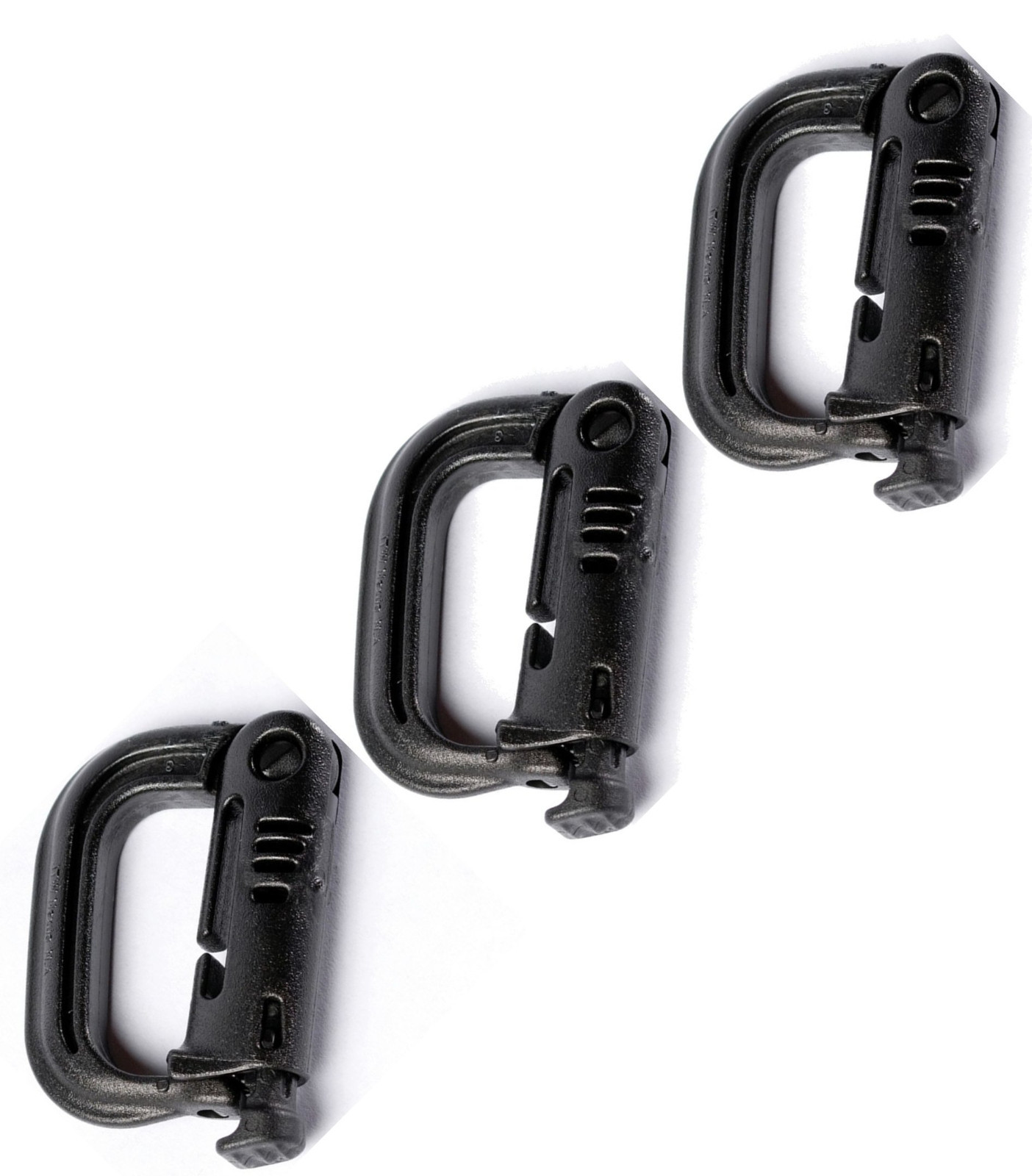 ITW GrimLOC POLYMER ATTACHMENT DEVICE 1″, SET OF 3, BLACK, ITW41B