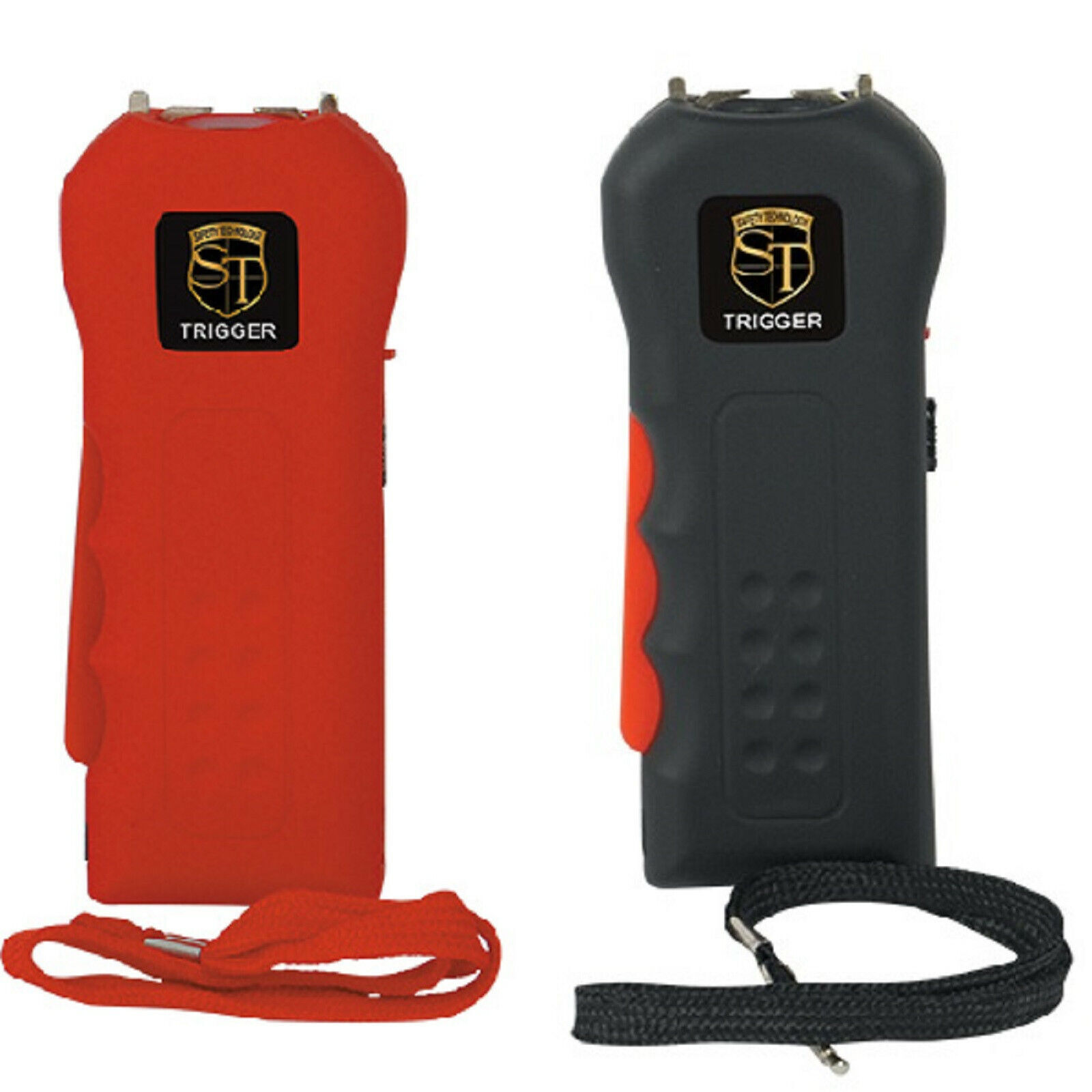 Safety Technology TRIGGER Stun Gun Rechargeable 75 Mil Volts LED Flashlight+Case