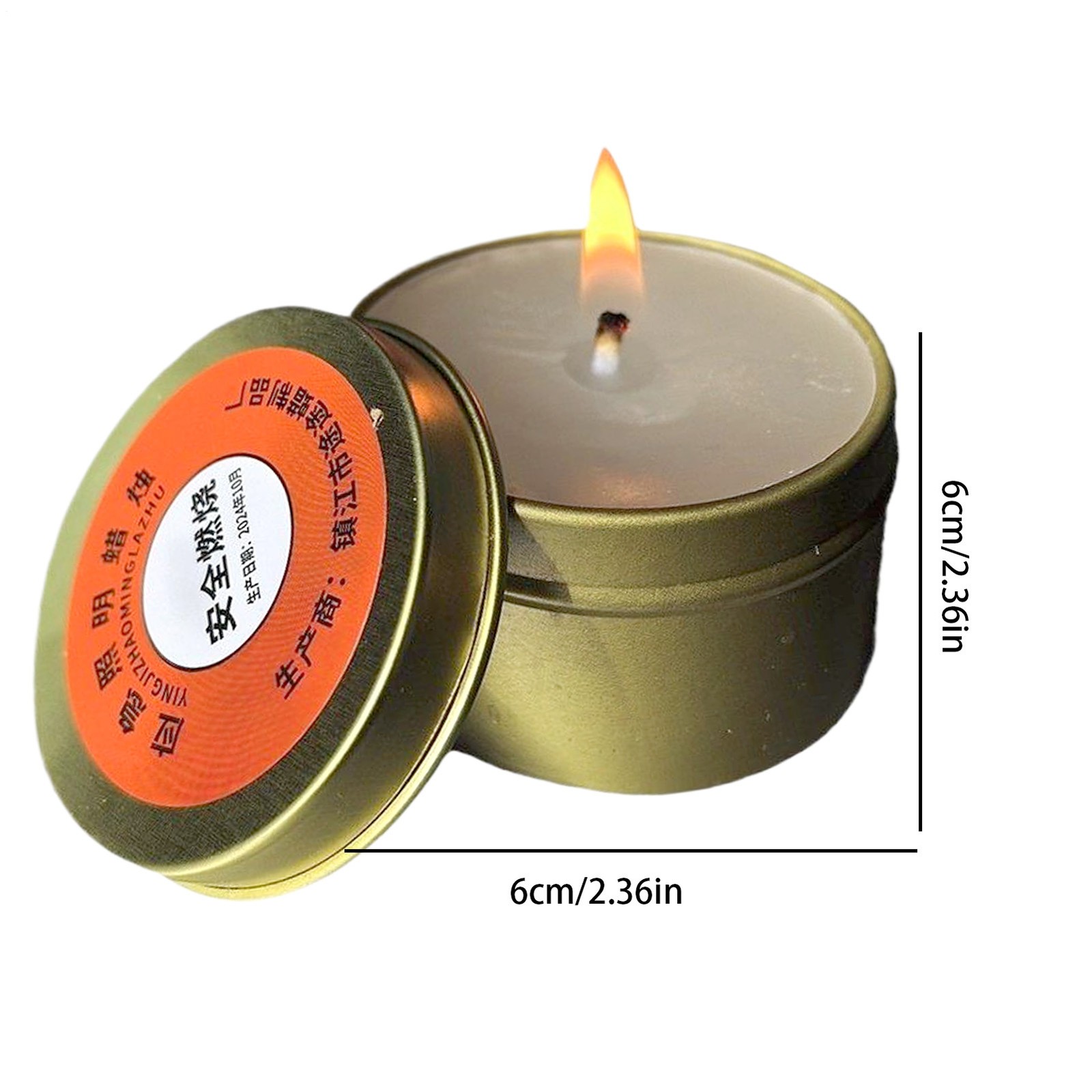 Candle Survival Smokeless Candles For Power Outages Set Of 10 Odorless