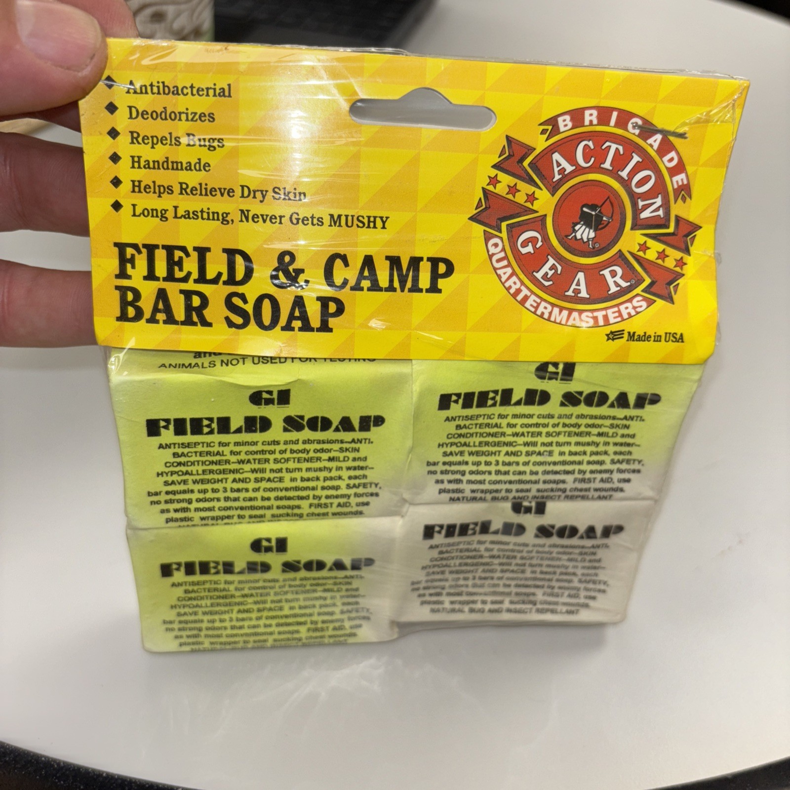 Vintage G.I. field and camp bar soap g1