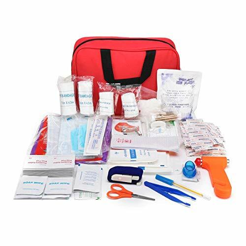 234 Piece First Aid Kit for Emergencies, Home, Office, Outdoors, Fully Stocked