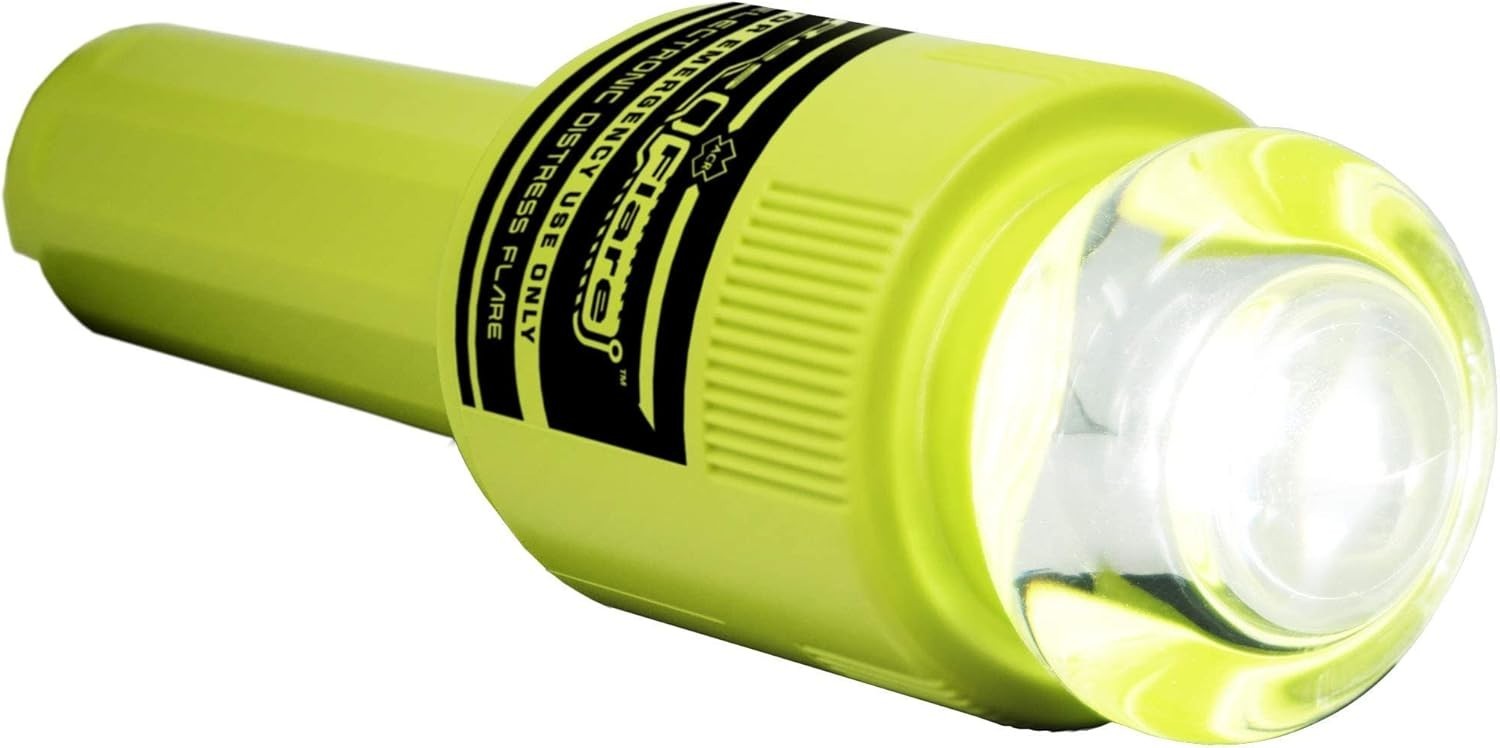 LED Electronic Distress Flare & Flag Set