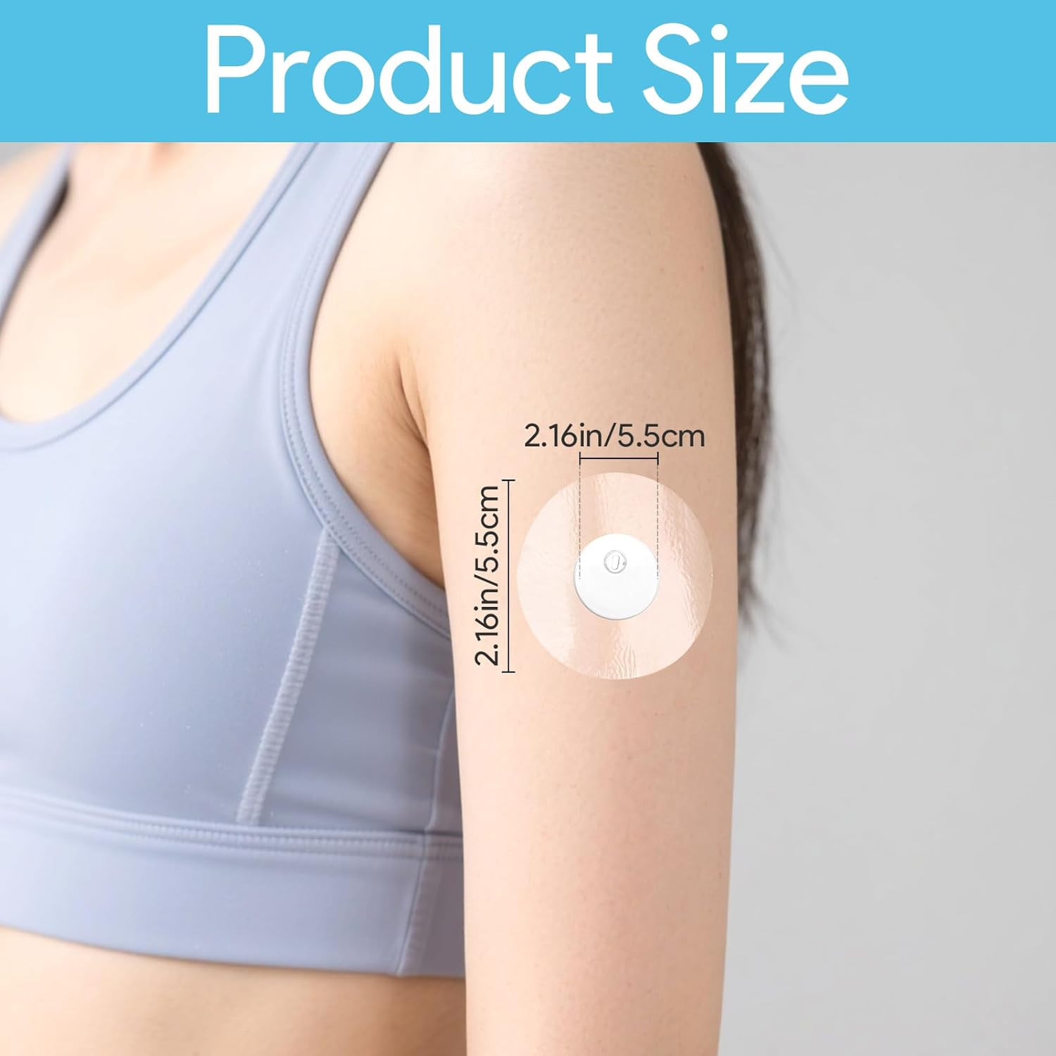 60 Pack Freestyle Sensor Covers for Libre Plus, Libre 3 Sensor Covers