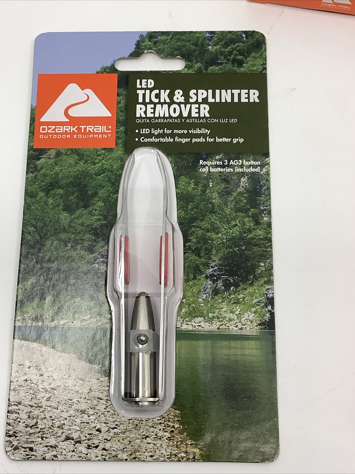 Lot of 4 Ozark Trail Hiking Survival Gear Fire Starter LED Tick Splinter Remover