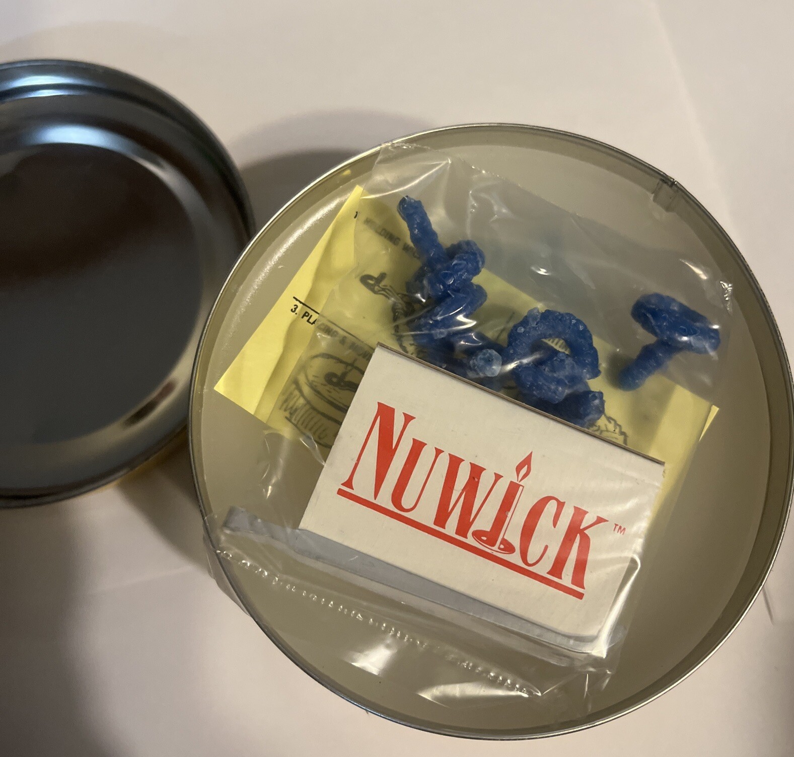 Nuwick 120 Hour Emergency Candle Moveable Wicks Reusable Light Heat Cook – 14 oz