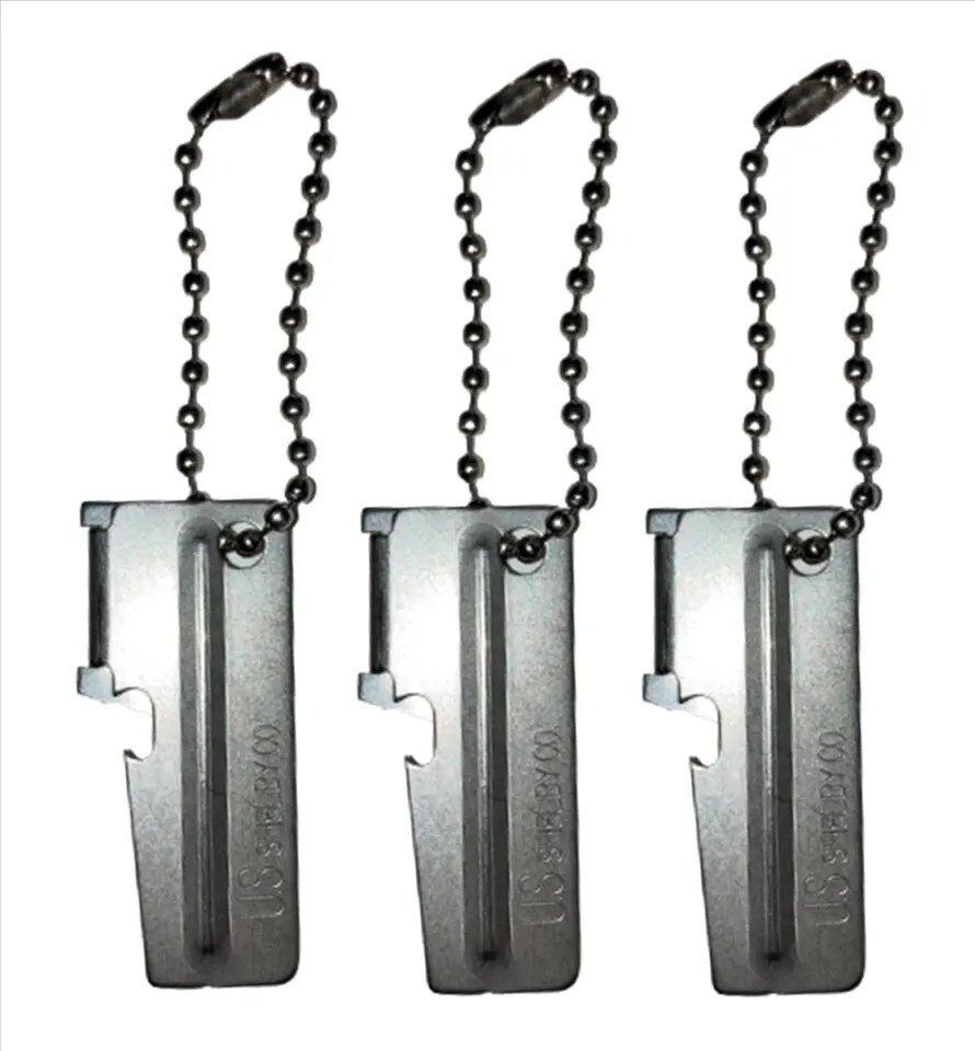 3 Pack Shelby USA P-38 Can Openers Army Tool Military Camping Hiking Survival