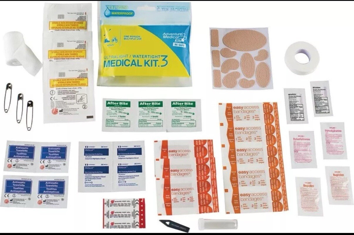 NEW Adventure Medical Kits ultralight/watertight medical kit .3 Waterproof ✨✨✨✨