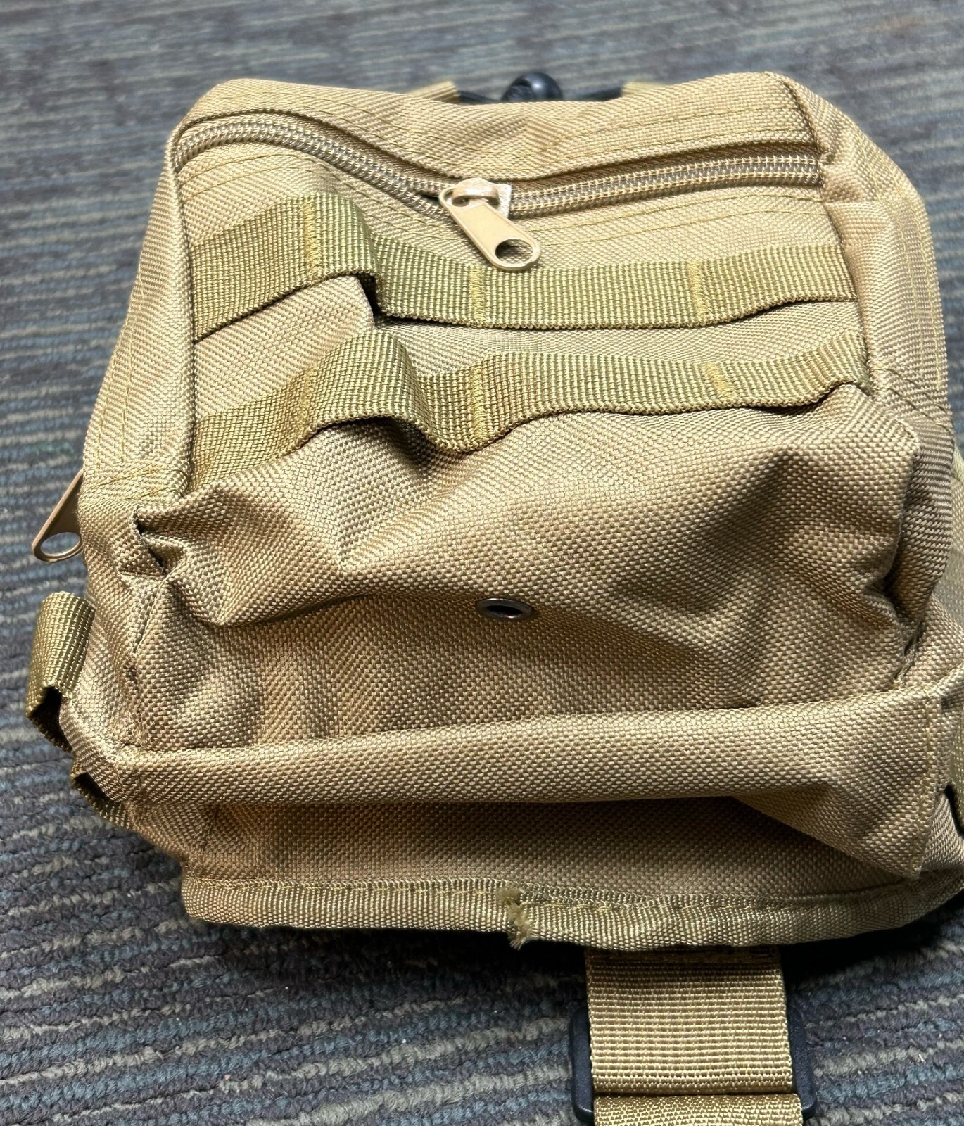 Shoulder Sling Bag Military Style Outdoor Compact Tan