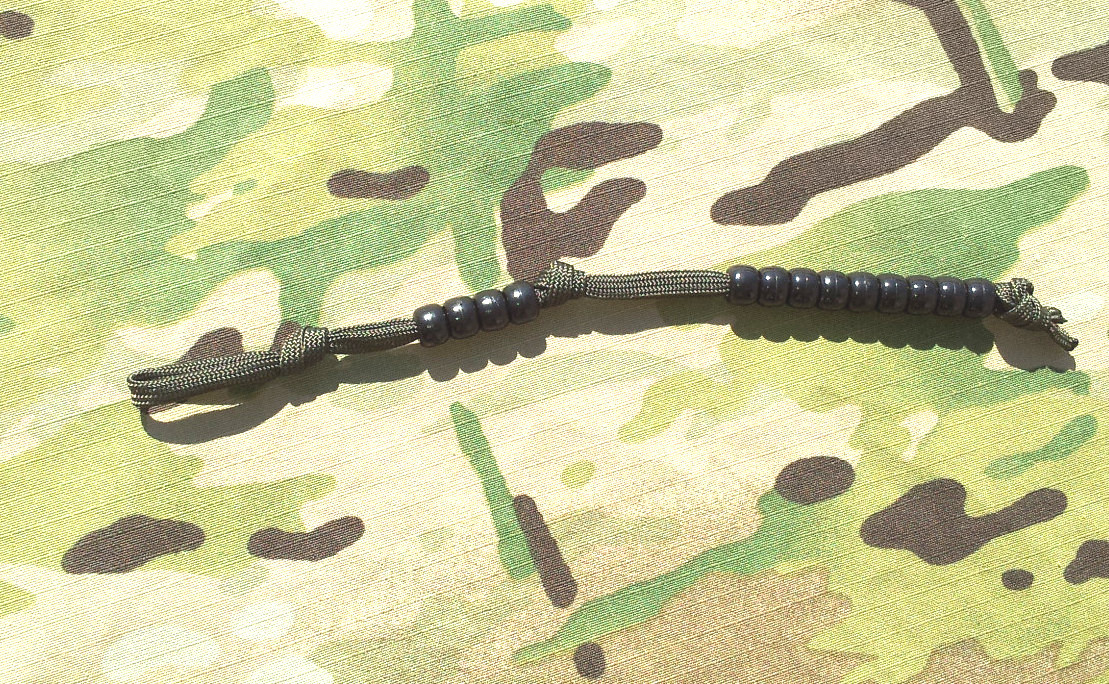 Olive Drab Ranger Pace Count Beads 5000 meters US Veteran Made in USA