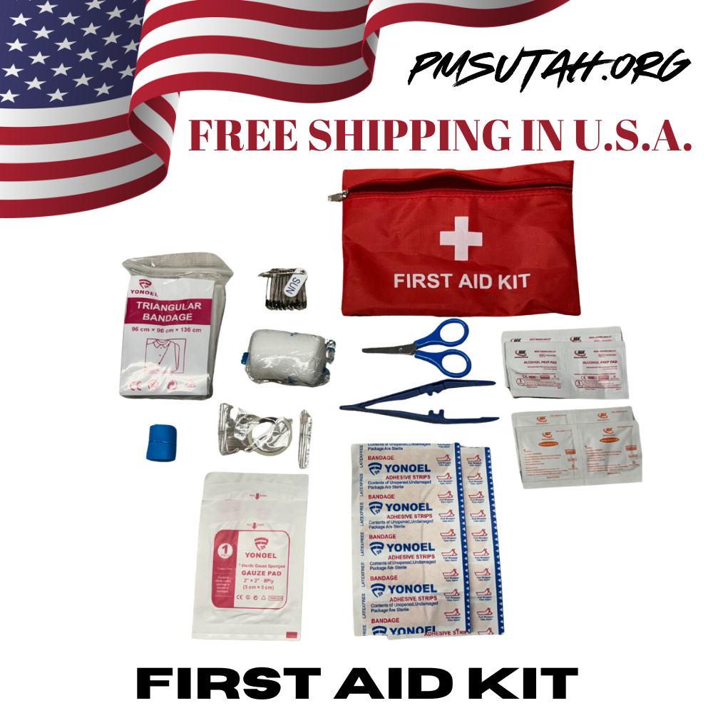 First Aid Kit Med Pack Medical Emergency Trauma Bag Survival Case Pouch Portable