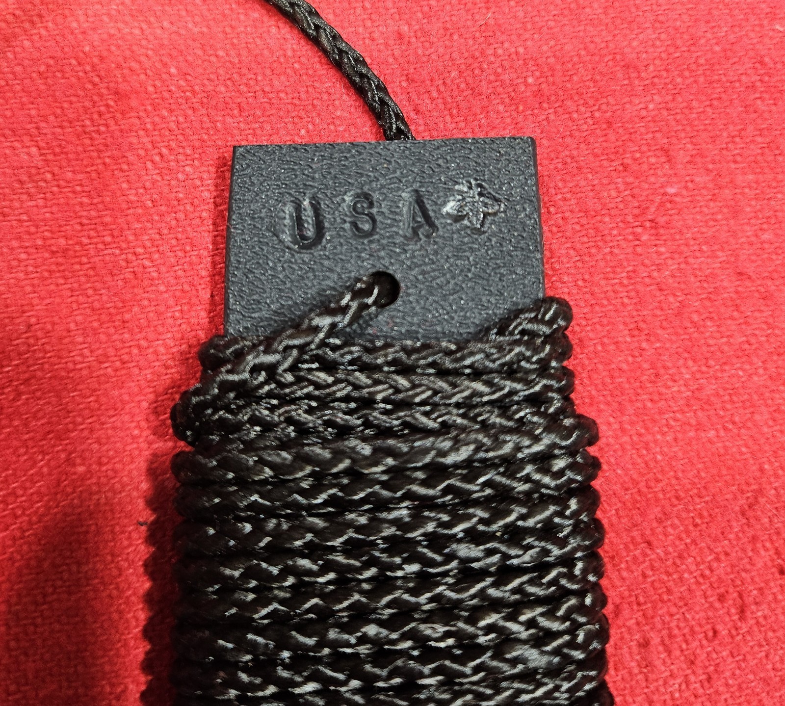 HYPERBEE🐝 Ultra Lite Backpacking Survival Cordage Kydex Spool No.36 Bank Line.