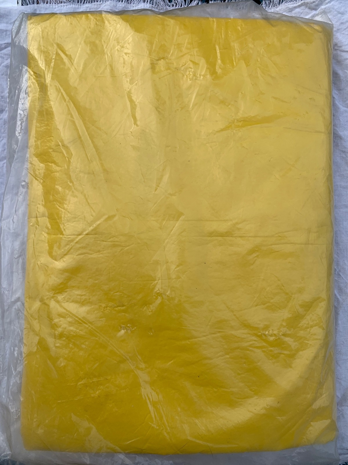 Vintage & Collectible 60″x90″ disposible high vis. yellow emergency blanket