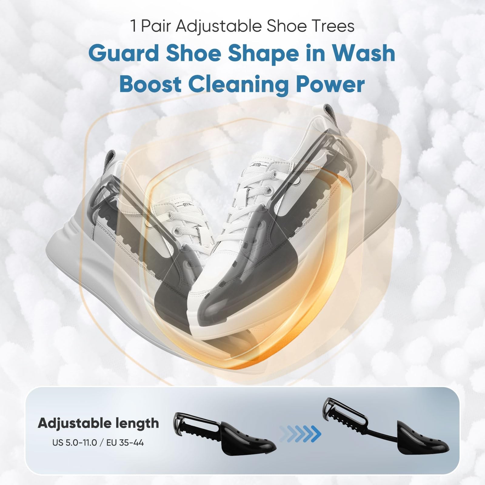 M-Better Shoe Washing Bag 2Pack – Reusable Laundry with Mesh Green
