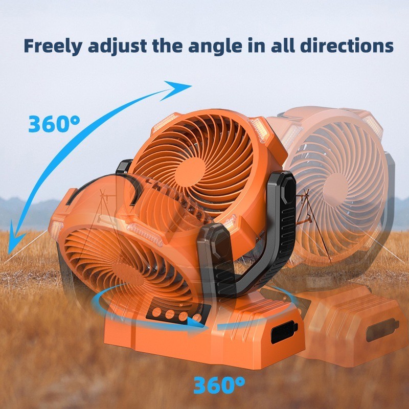 Adjustable Airflow Camping Fan Lightweight Design Great for All Seasons