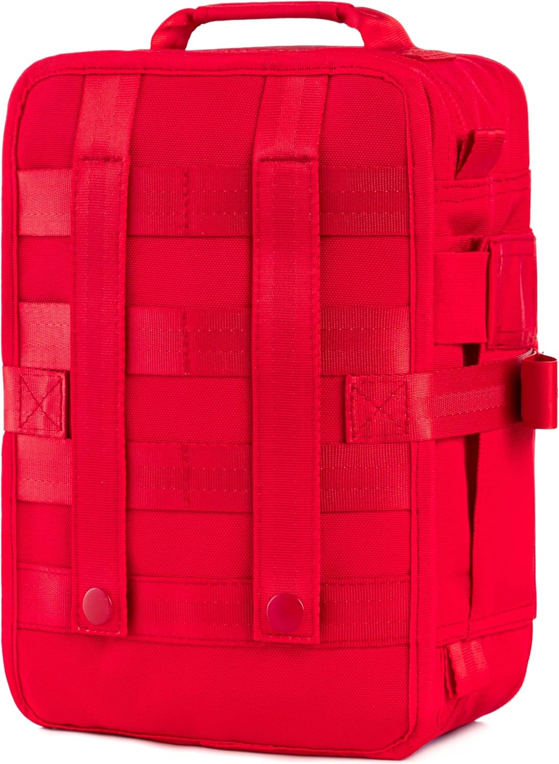 Large-Capacity First Aid Kit with Zippered Wound Closure Dressings