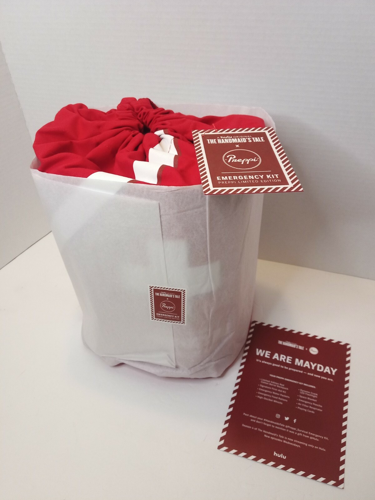 NEW The Handmaid’s Tale Emergency Kit by Preppi Hulu Limited Ed We are Mayday