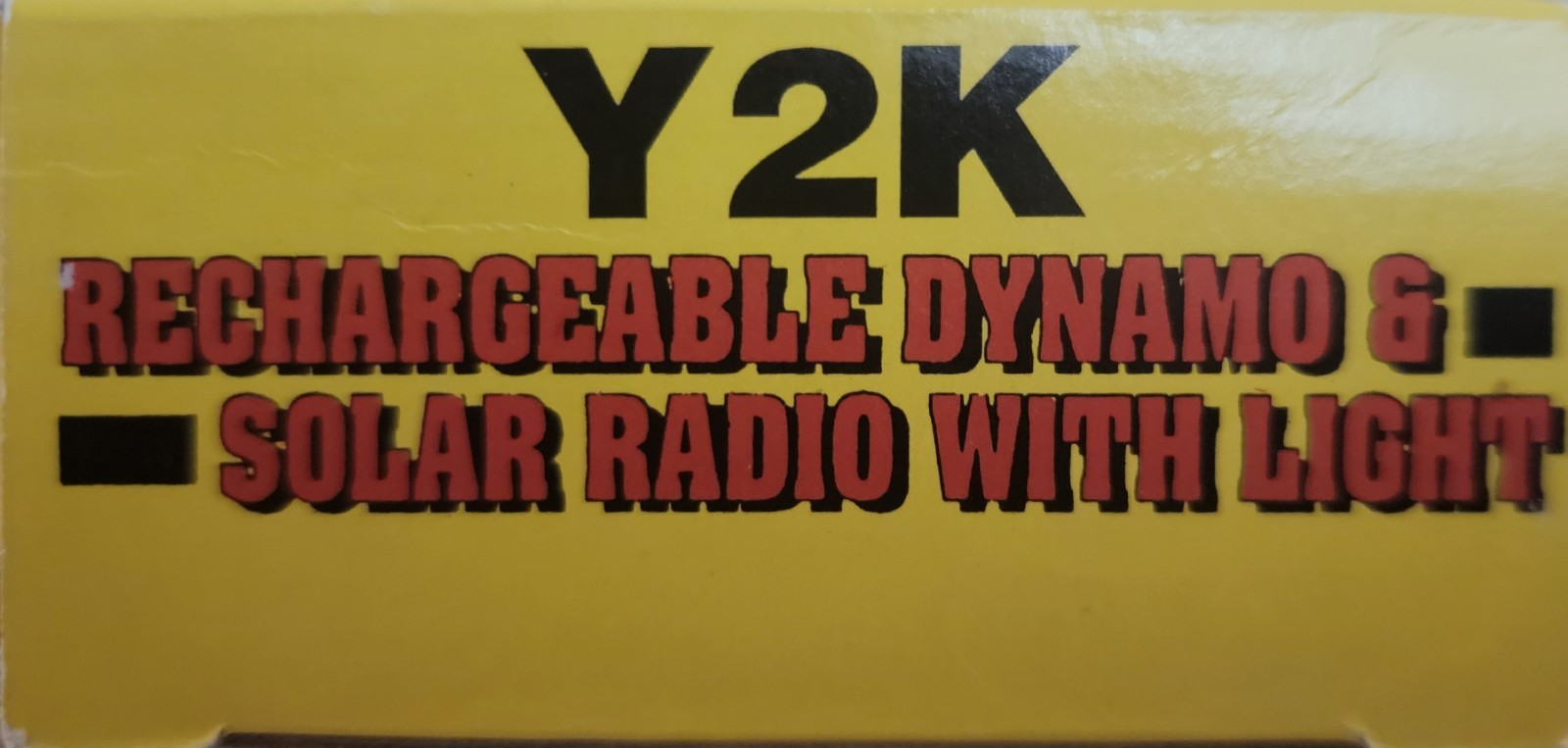 Solar, Battery,DC Crank AM/FM Radio,Flash Light Y2k