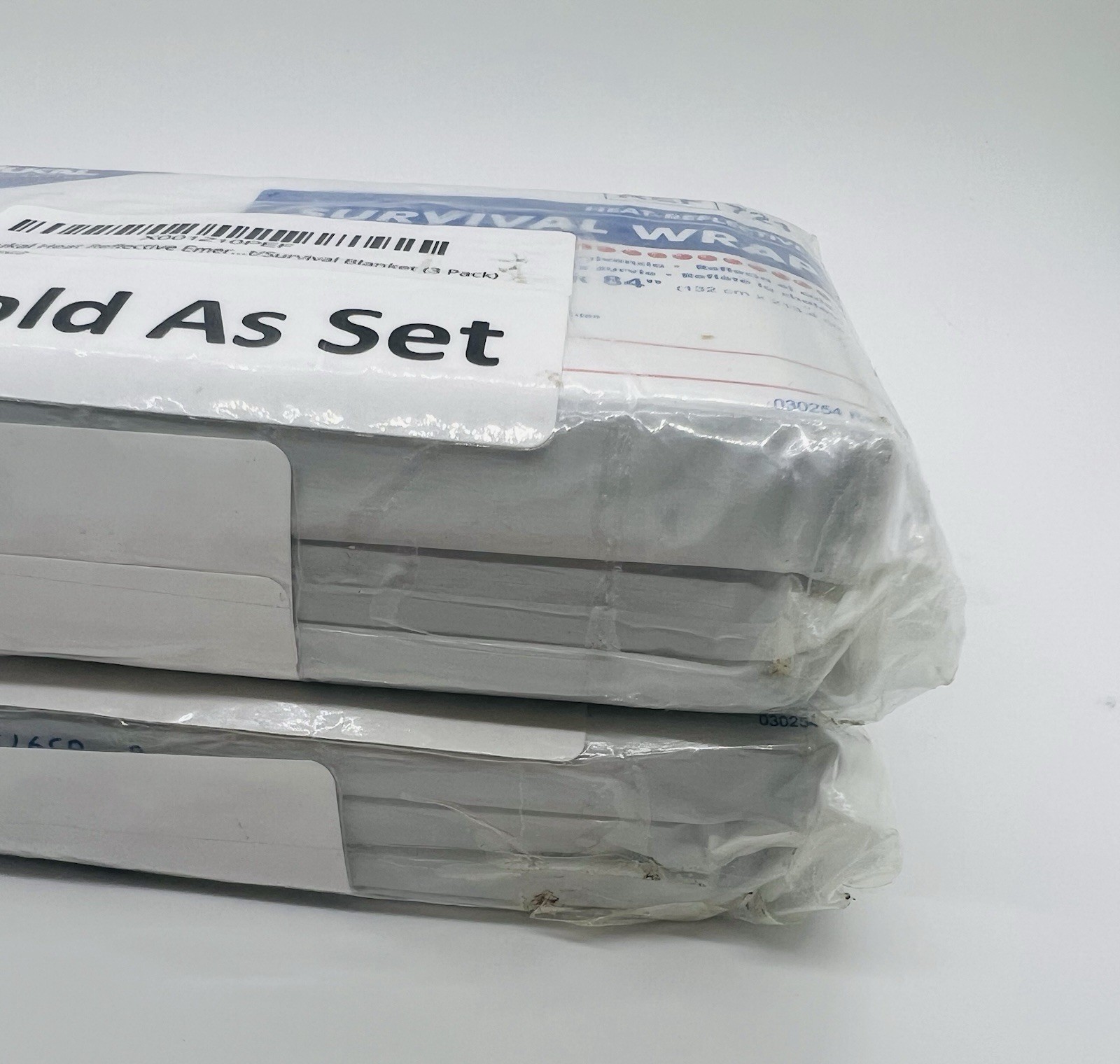 Dukal 721 Emergency Survival Blanket Mylar Thermal Wrap 6 Pk • XL 82″x 54