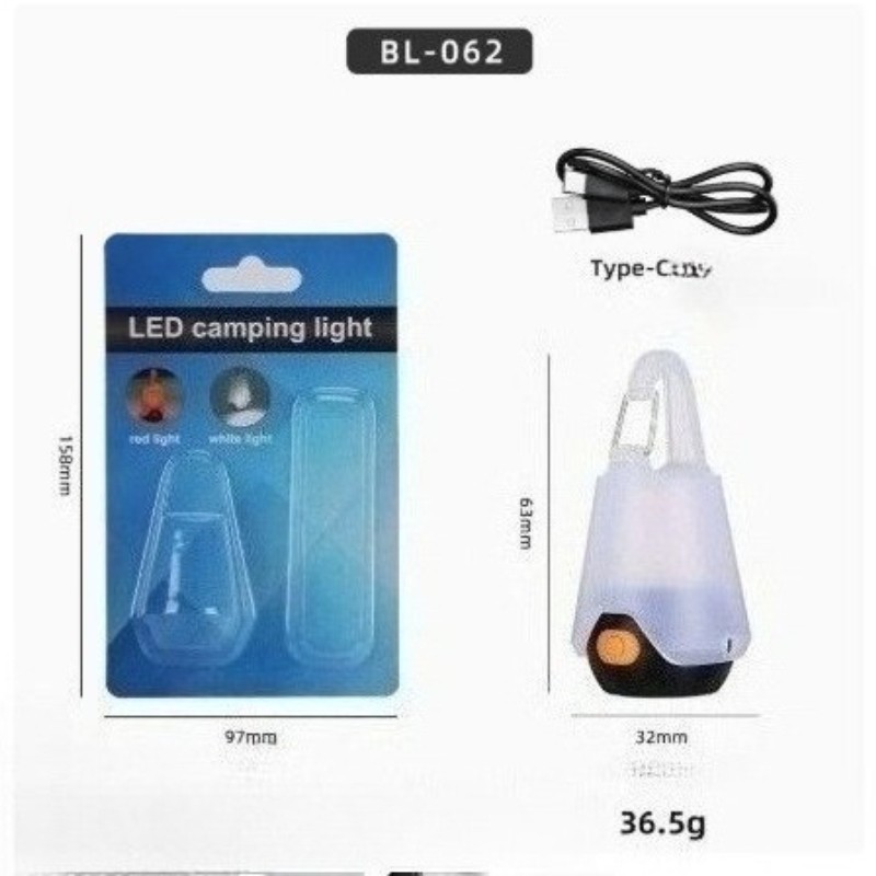 Lightweight Waterproof USB Rechargeable Flashlights Survival for Indoor Outdoor