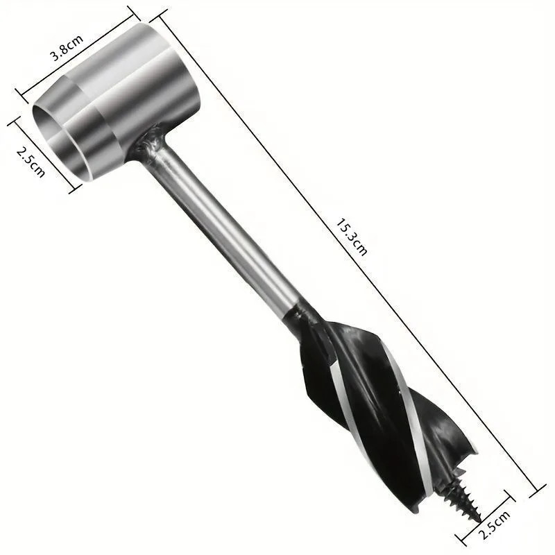 Survival Hand Drill Auger Design Four-Blade Multi-Purpose Bushcraft Tool Camping